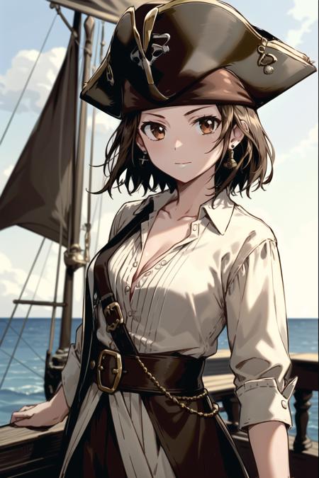 00267-2669890334-jack sparrow, anime style, masterpiece, best quality, 1girl, brown eyes, hat, brown hair, closed mouth, earrings, green backgrou.png